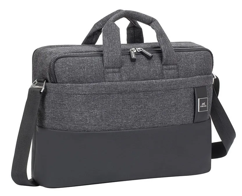 Geantă pentru Laptop RivaCase Lantau, 15.6", Poliester, Negru