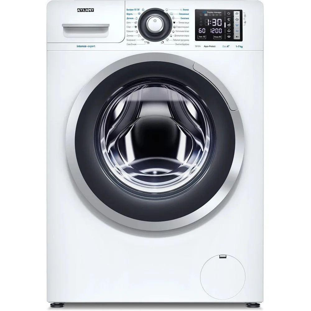 Mașină de spălat Atlant СМА 70У1214-11, 7kg, Alb