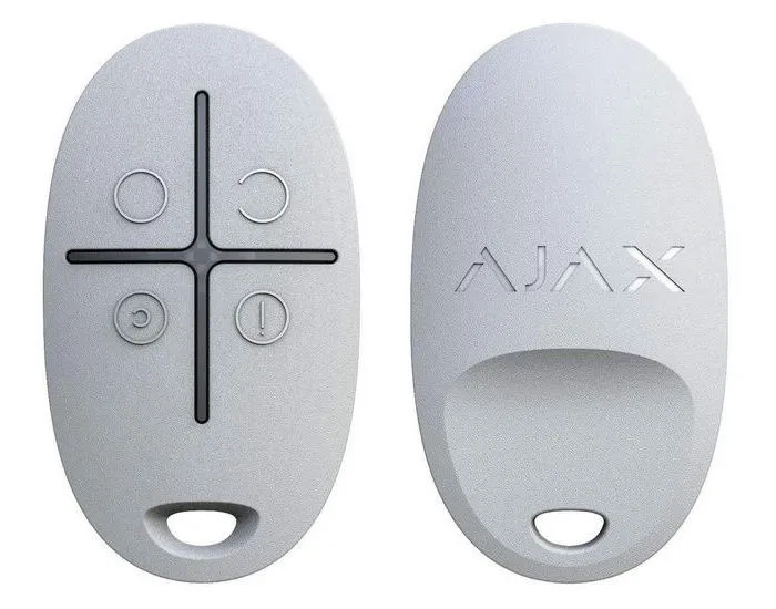 Buton de urgență Ajax SpaceControl, Alb