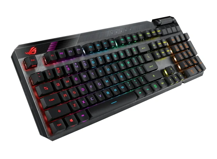 Wireless Gaming Keyboard Asus ROG Claymore II, Optical, Modular, RGB, 2.4 Ghz, US Layout