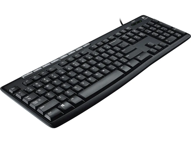Tastatură Logitech K200, Cu fir, Negru