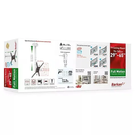 Ceiling Mount Barkan ''3500'' White/Black 29