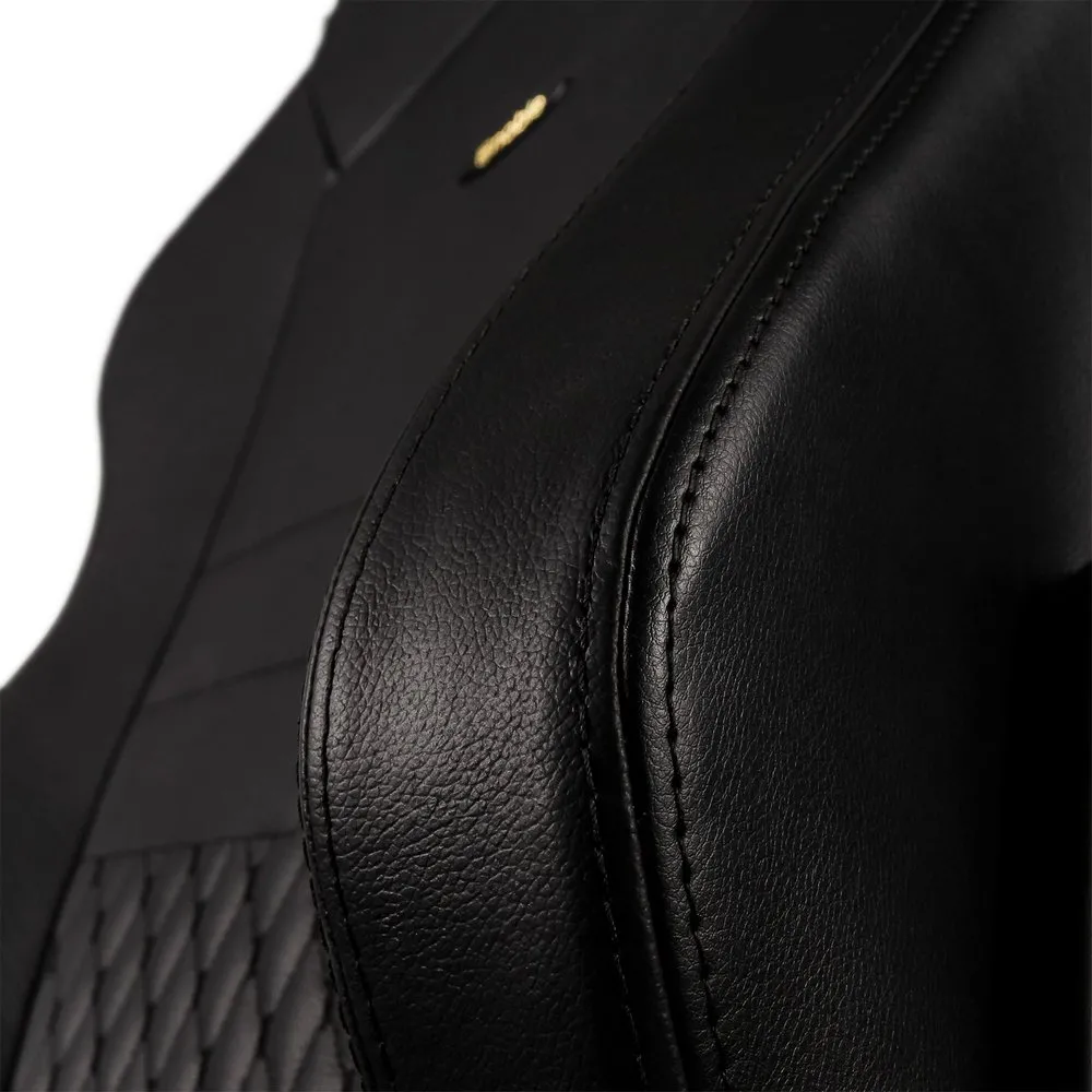Scaun Gaming Noblechairs Hero, Piele naturală, Negru