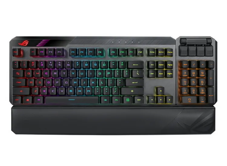 Wireless Gaming Keyboard Asus ROG Claymore II, Optical, Modular, RGB, 2.4 Ghz, US Layout