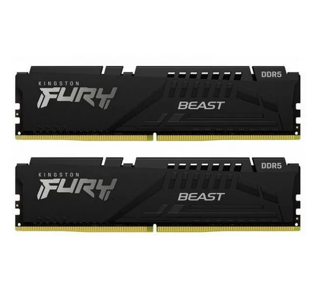 Memorie RAM Kingston FURY Beast, DDR5 SDRAM, 6000 MHz, 64GB, KF560C40BBK2-64