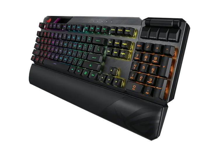 Wireless Gaming Keyboard Asus ROG Claymore II, Optical, Modular, RGB, 2.4 Ghz, US Layout