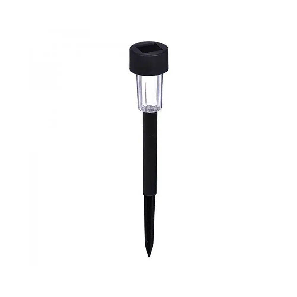 Lampa de gradina cu panou solar (picior negru)