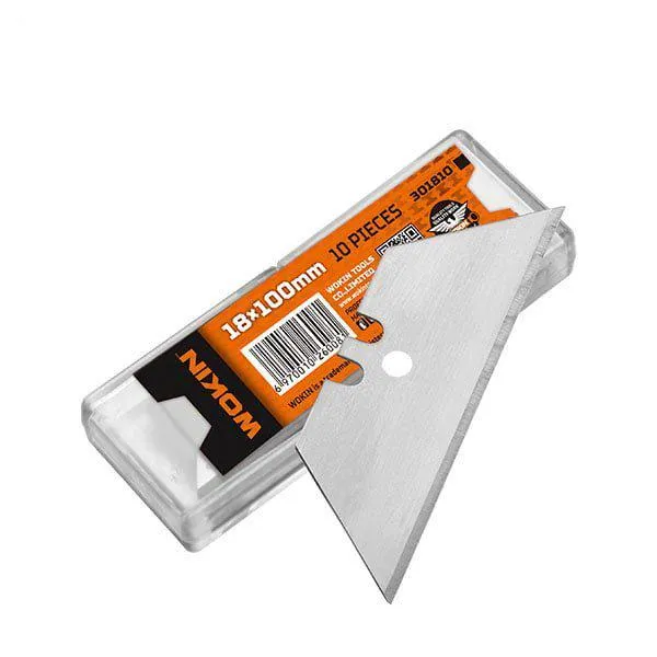 Set de 10 lame cu gaura WOKIN 61x19x 0:6 mm