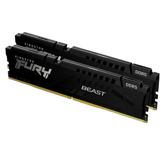 Memorie RAM Kingston FURY Beast, DDR5 SDRAM, 6000 MHz, 64GB, KF560C40BBK2-64