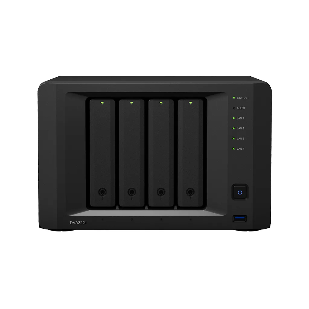 Stocare atașată la rețea SYNOLOGY DVA3221, Negru