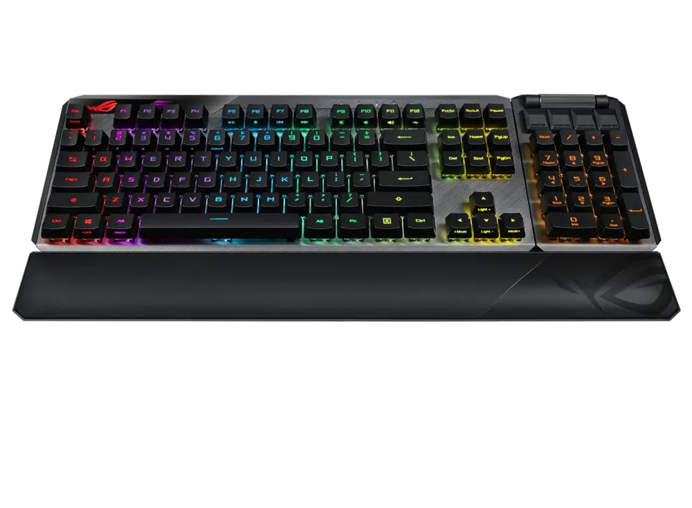 Wireless Gaming Keyboard Asus ROG Claymore II, Optical, Modular, RGB, 2.4 Ghz, US Layout