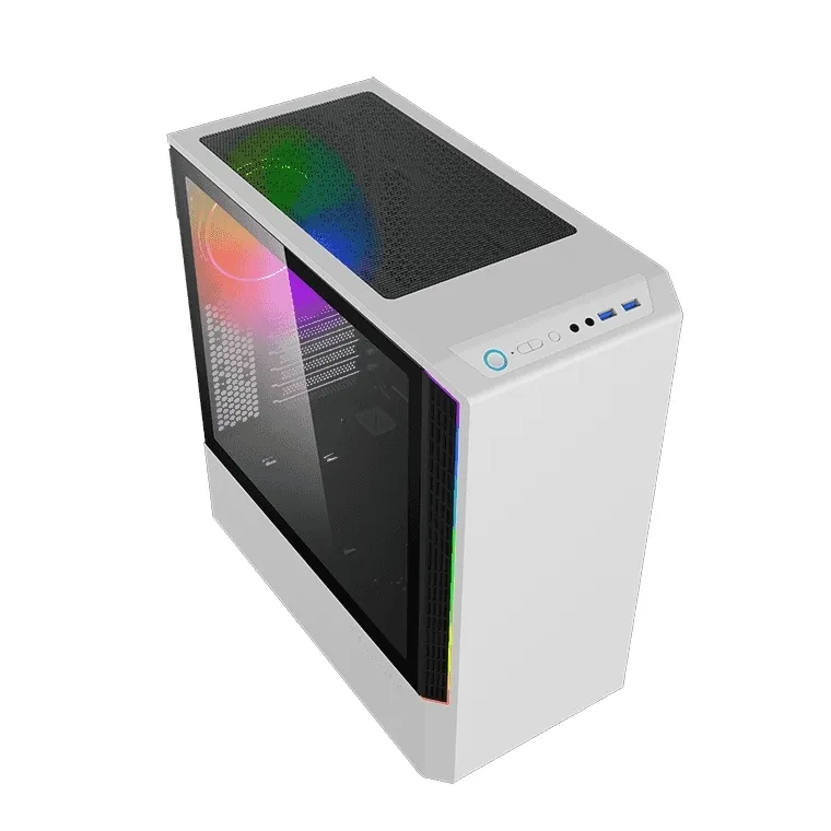 Carcasă PC Gamemax Panda T802, Midi-Tower, ATX, Alb