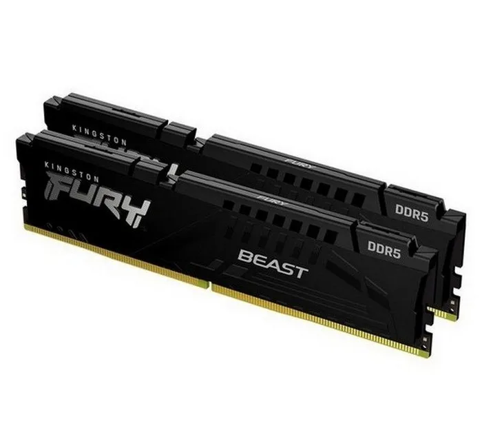 Memorie RAM Kingston FURY Beast, DDR5 SDRAM, 6000 MHz, 64GB, KF560C40BBK2-64