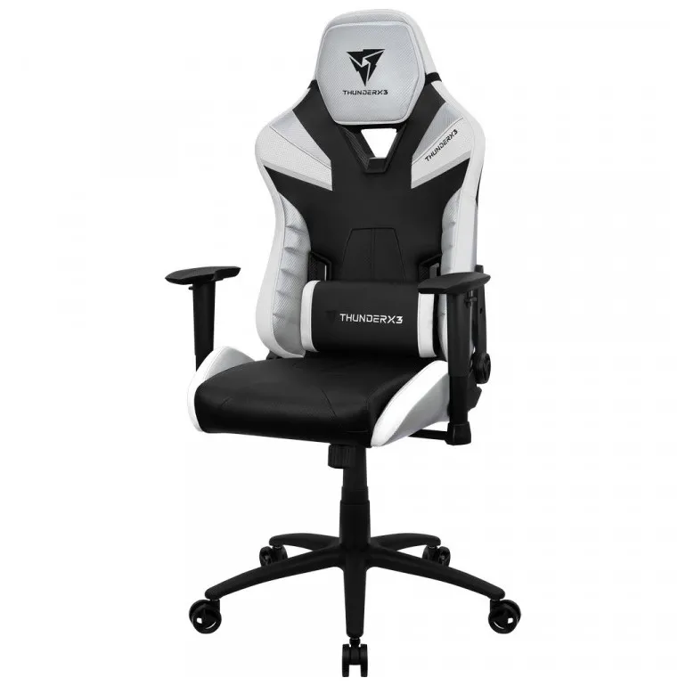 Scaun Gaming ThunderX3 TC5, PU Piele, Alb