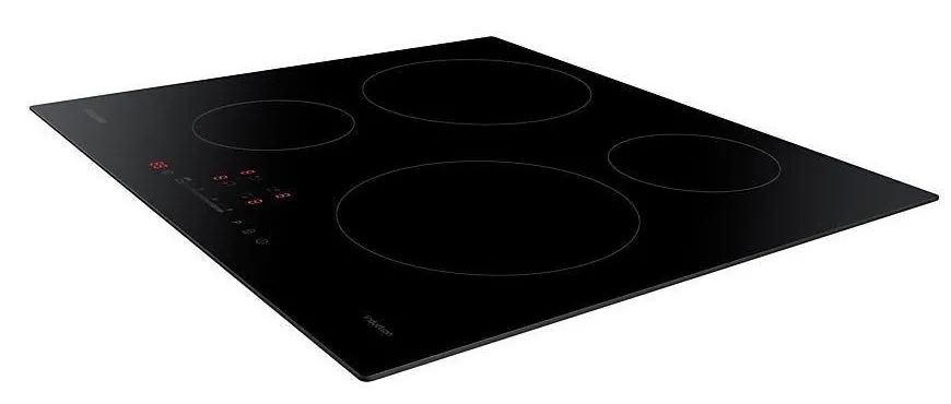 Plită cu inducție Samsung NZ64H37070K/WT, Negru