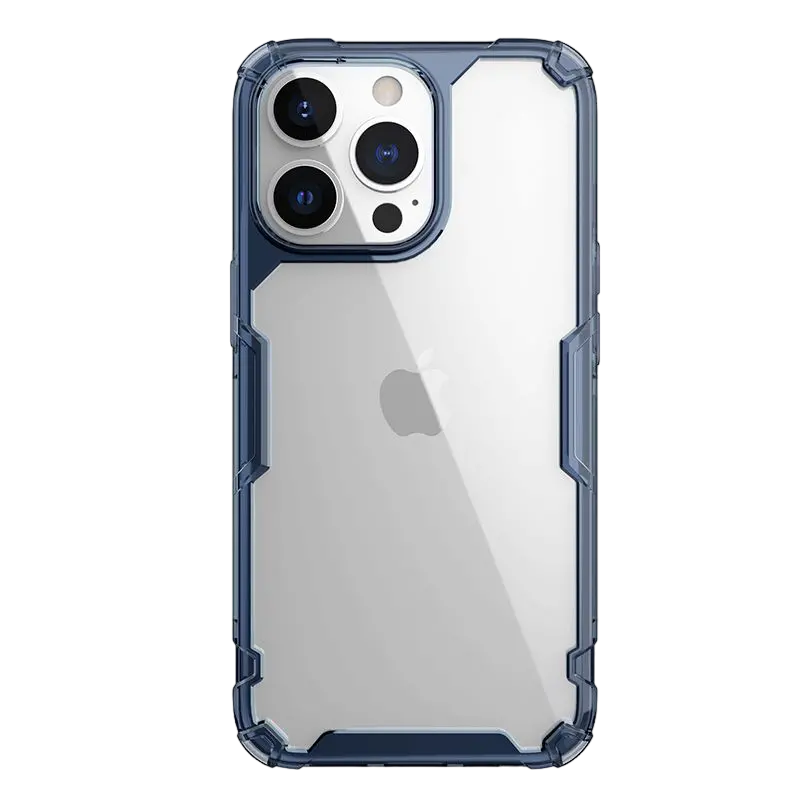Husă Nillkin iPhone 13 - Ultra thin TPU - Nature Pro Magnetic, Albastru