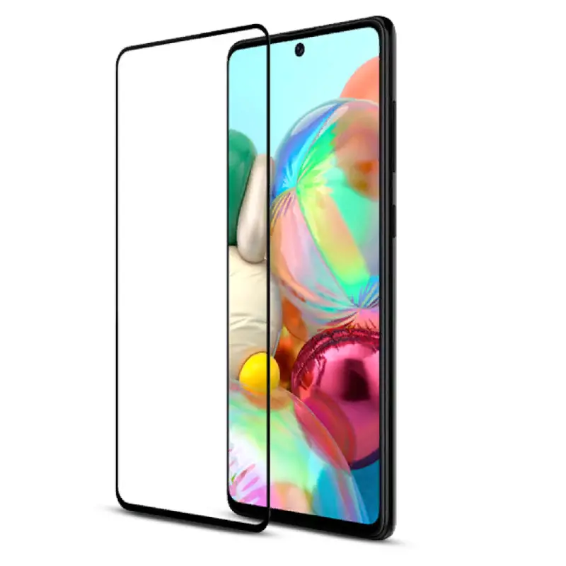 Sticlă de protecție Xcover Samsung Galaxy A71 Full Glue Premium, Negru