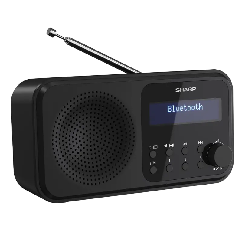 Radio portabil Sharp DR-P420BKV01, Negru