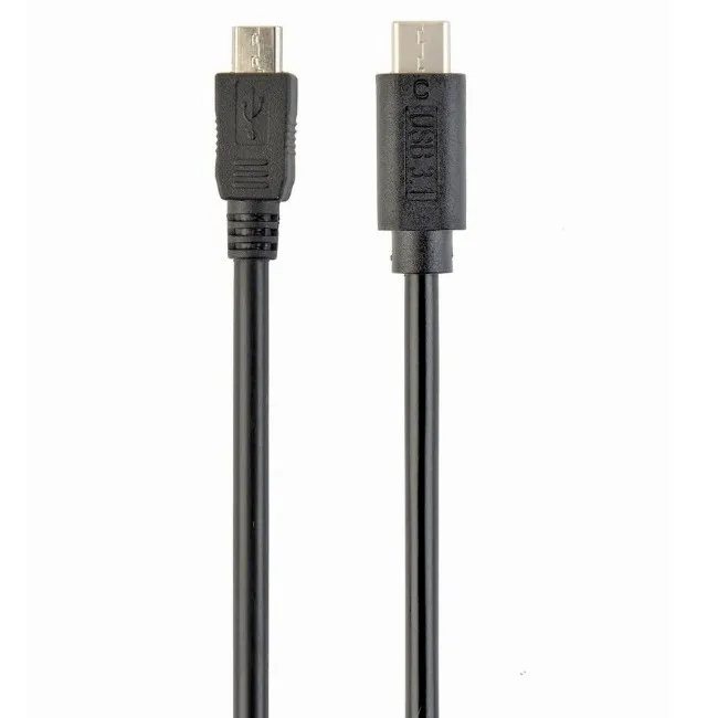 Cablu încărcare și sincronizare Cablexpert CCP-USB2-mBMCM-6, USB Type-C/micro-USB, 1,8m, Negru
