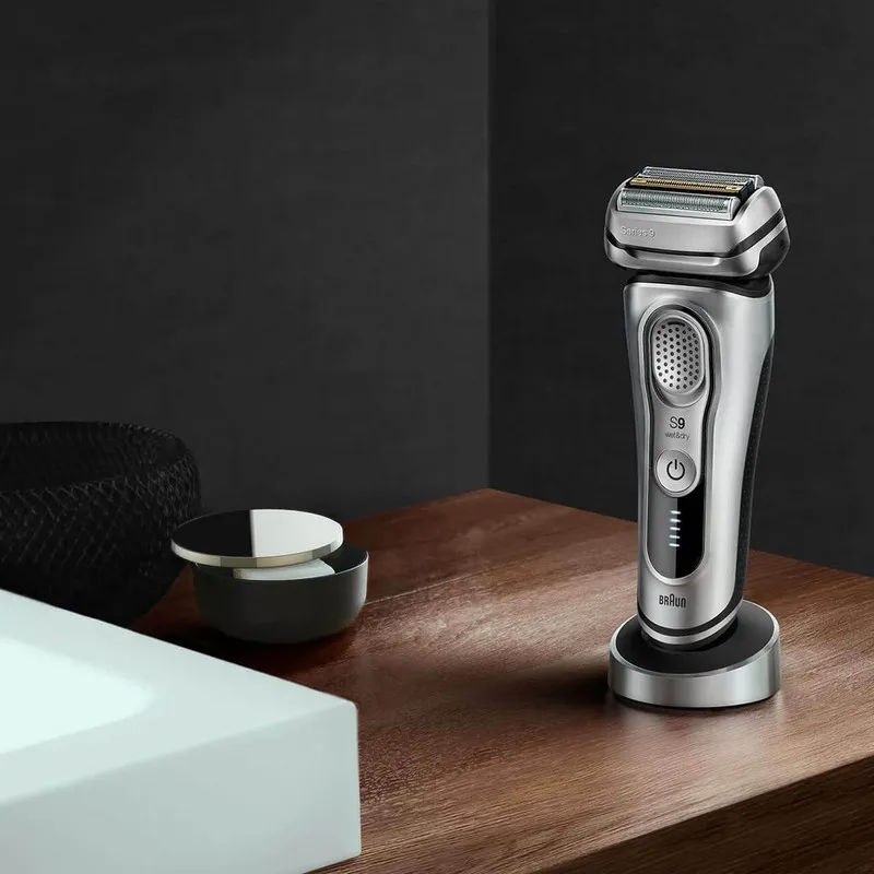 Aparat de ras electric BRAUN 9330S Silver, Argintiu