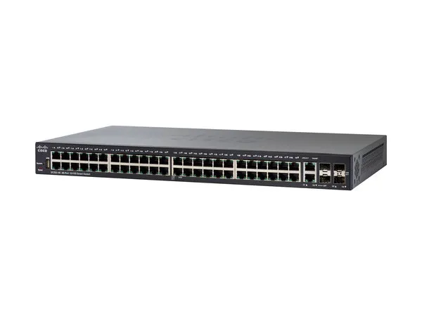Switch de rețea Cisco SF250-48, 4x 10/100 Mbps, 4x SFP