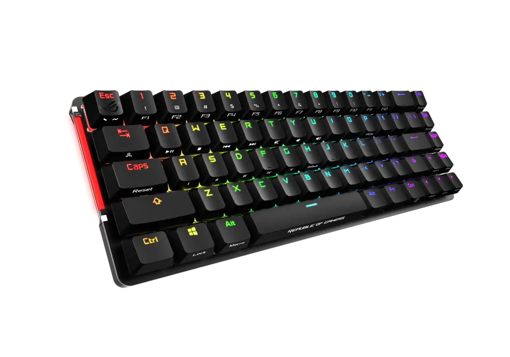 Tastatură ASUS ROG Falchion, Fără fir, Negru