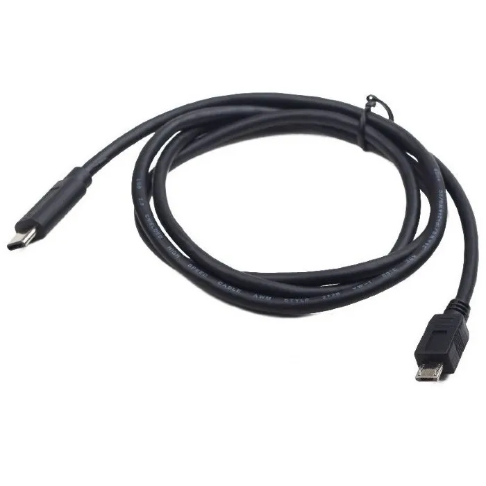 Cablu încărcare și sincronizare Cablexpert CCP-USB2-mBMCM-6, USB Type-C/micro-USB, 1,8m, Negru