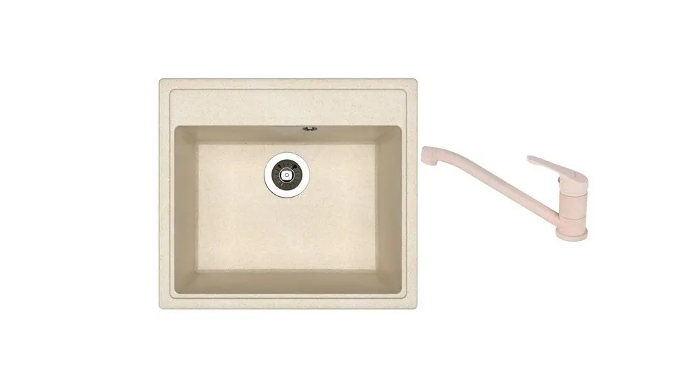 SET chiuveta Dr Gans Nika 570 + SanDonna F 1066 bej 