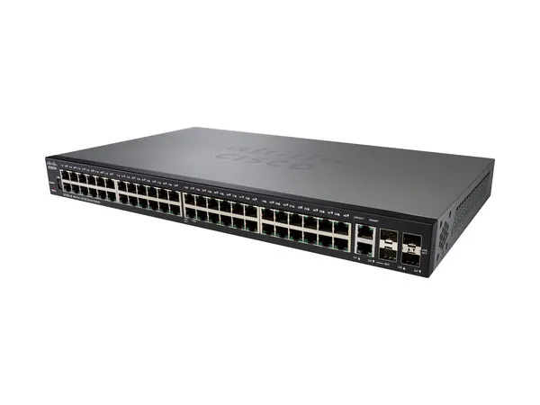 Switch de rețea Cisco SF250-48, 4x 10/100 Mbps, 4x SFP
