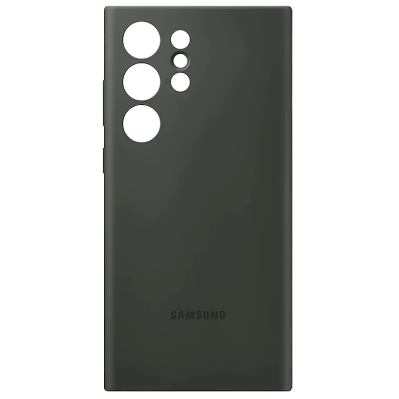 Husă Samsung Silicone Cover for Galaxy S23 Ultra, Khaki