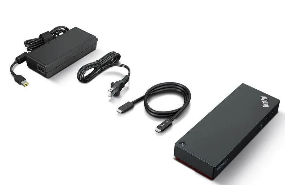 Stație Docking Lenovo 40B10135EU, Negru