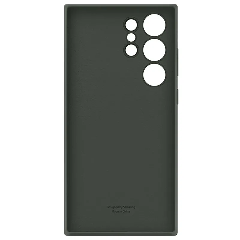 Husă Samsung Silicone Cover for Galaxy S23 Ultra, Khaki