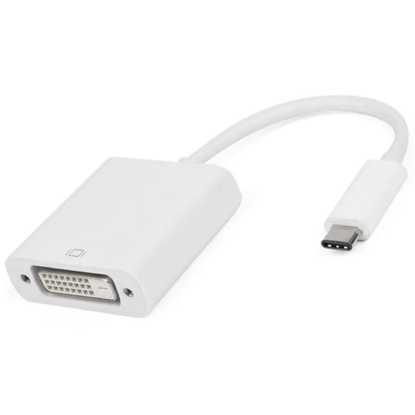 Adaptor Video APC Electronic APC-631001, Type-C - DVI-D (F), 0,1m, Alb