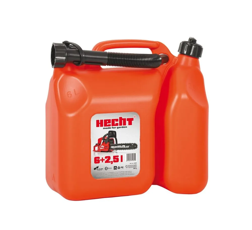 Canistra combustibil din plastic HECHT 6 L + 2,5 L