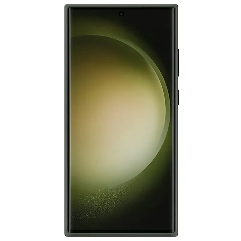 Husă Samsung Silicone Cover for Galaxy S23 Ultra, Khaki