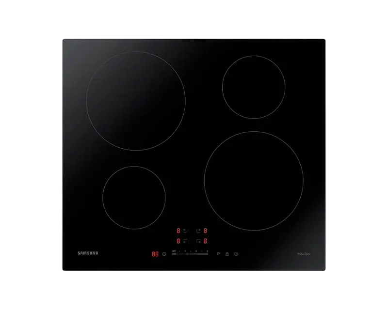 Plită cu inducție Samsung NZ64H37070K/WT, Negru