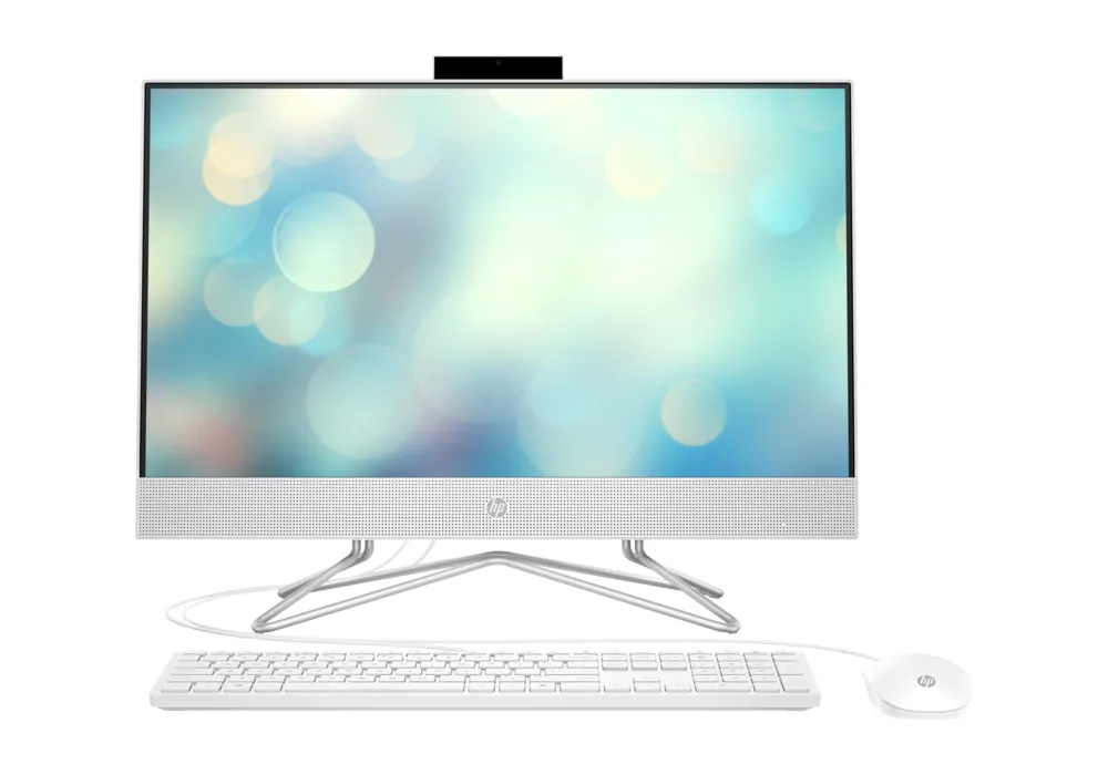Computer All-in-One HP 24-df1058ur, 23,8", Intel Core i5-1135G7, 8GB/512GB, FreeDOS, Alb