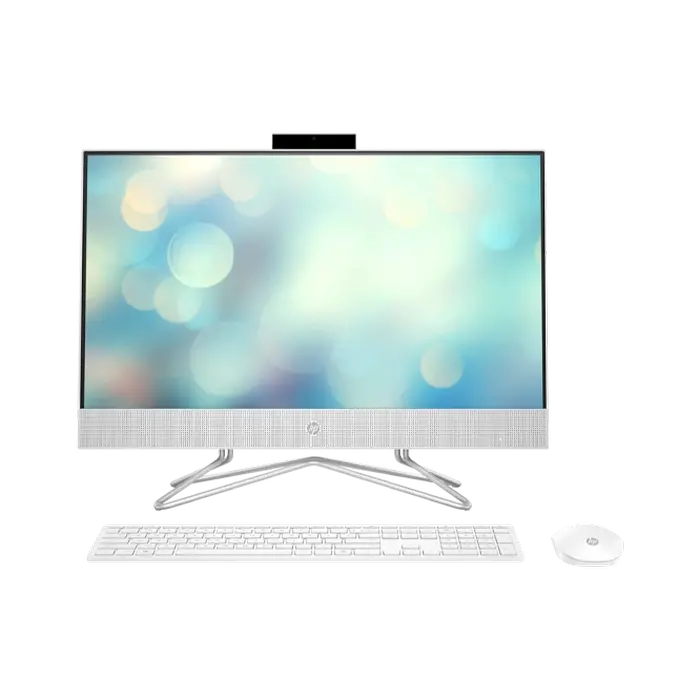 Computer All-in-One HP 24-df1058ur, 23,8", Intel Core i5-1135G7, 8GB/512GB, FreeDOS, Alb