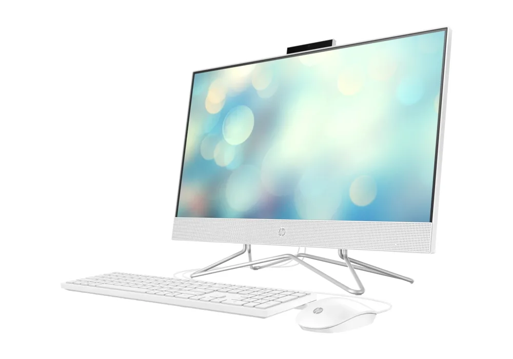Computer All-in-One HP 24-df1058ur, 23,8", Intel Core i5-1135G7, 8GB/512GB, FreeDOS, Alb