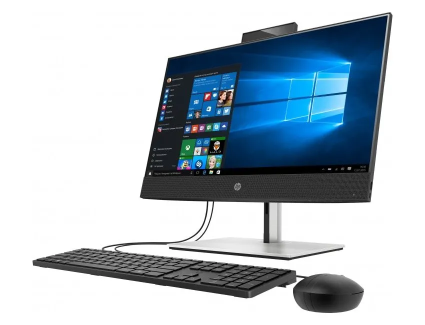 Computer All-in-One HP ProOne 400 G6, 23,8", Intel Core i5-10500T, 8GB/512GB, Windows 10 Pro, Negru