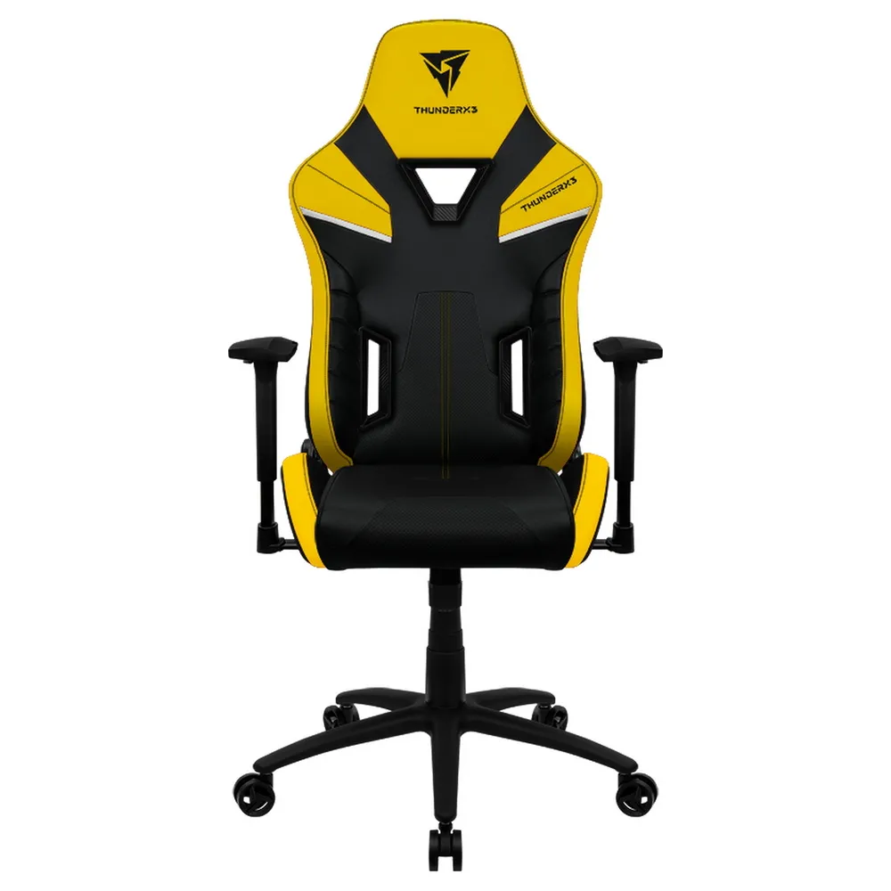 Scaun Gaming ThunderX3 TC5, PU Piele, Negru/Galben