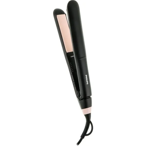 Placă de îndreptat părul PHILIPS StraightCare Essential BHS378/00, Negru
