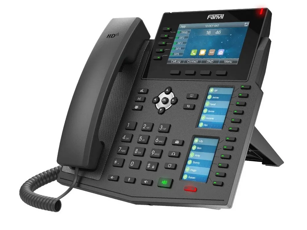 Telefon IP Fanvil X6U, Negru