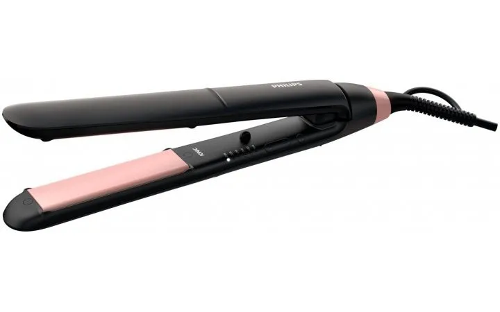 Placă de îndreptat părul PHILIPS StraightCare Essential BHS378/00, Negru