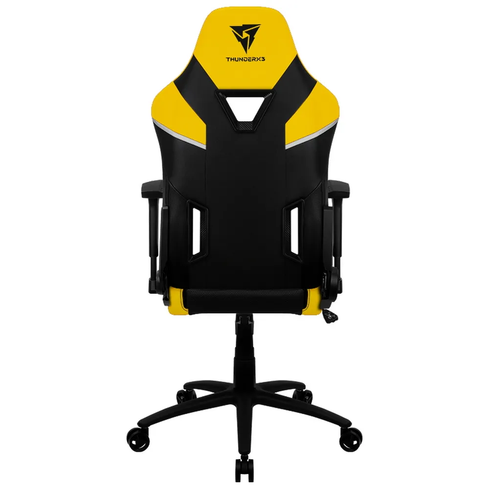 Scaun Gaming ThunderX3 TC5, PU Piele, Negru/Galben