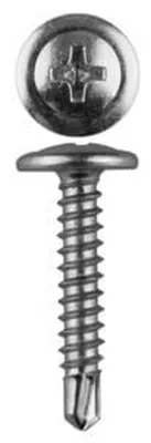 Surub 4.2x25 pe metal, otel 2.0mm cu varf burg.(100buc) METRIC