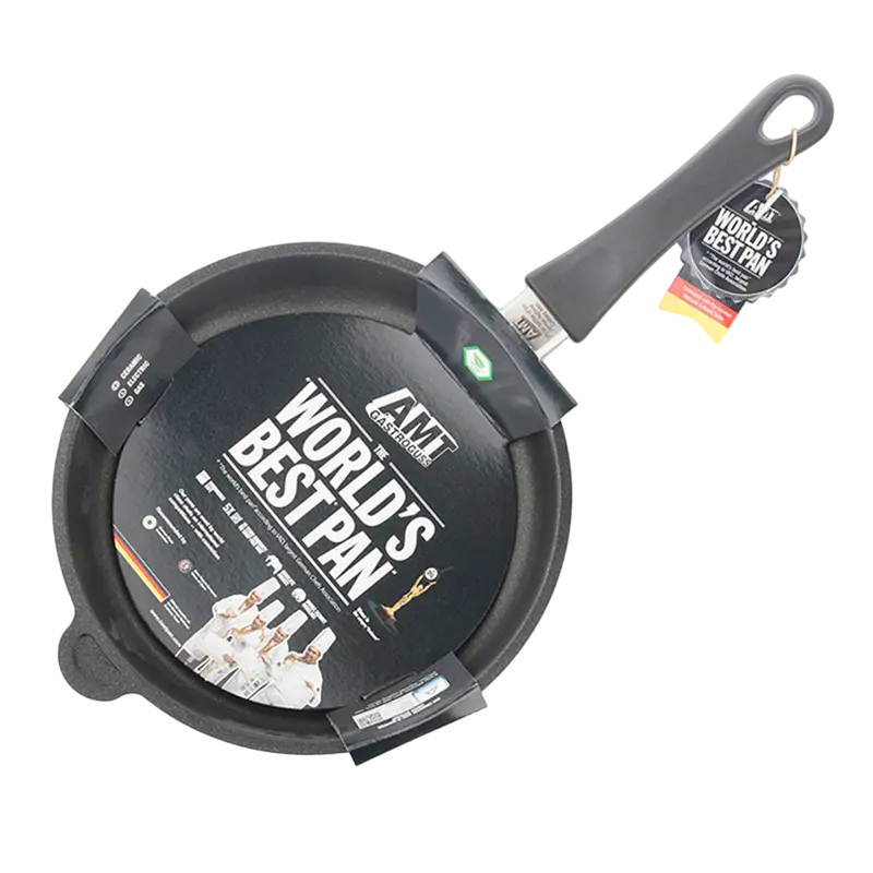 Tigaie AMT Gastroguss AMT-524-E, 1,3L, 24cm, Negru