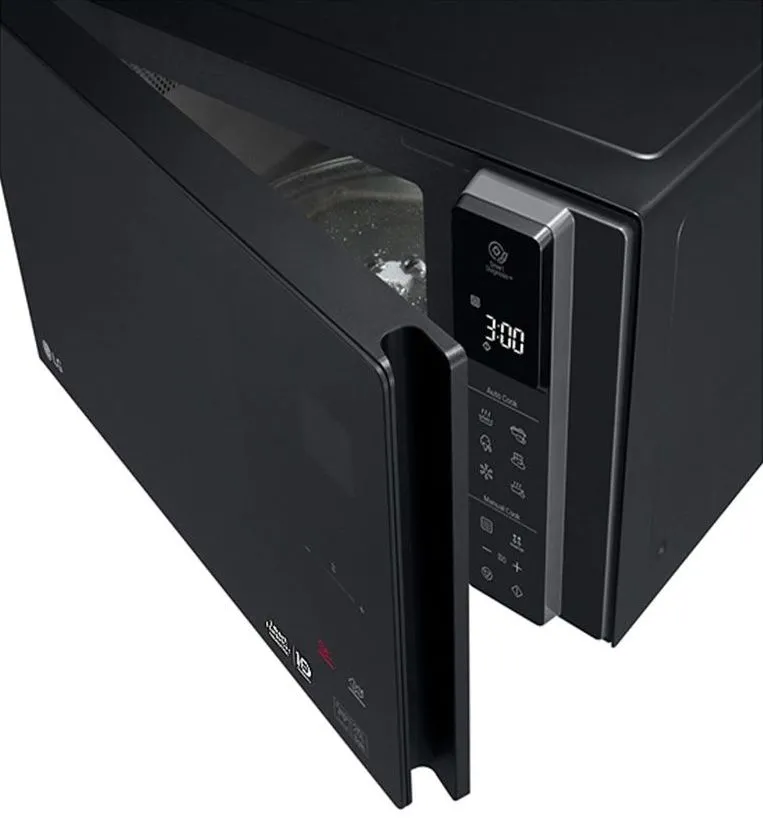 Cuptor cu microunde LG MS2595DIS, Negru