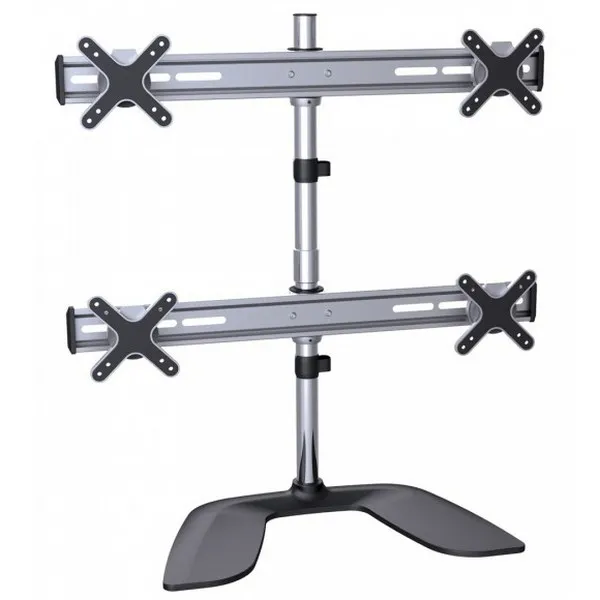 Suport birou pentru monitoare Reflecta PLANO Desk 23-1010Q, Argintiu