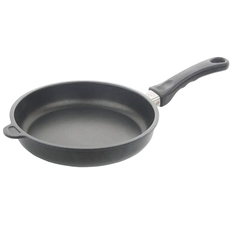 Tigaie AMT Gastroguss AMT-524-E, 1,3L, 24cm, Negru